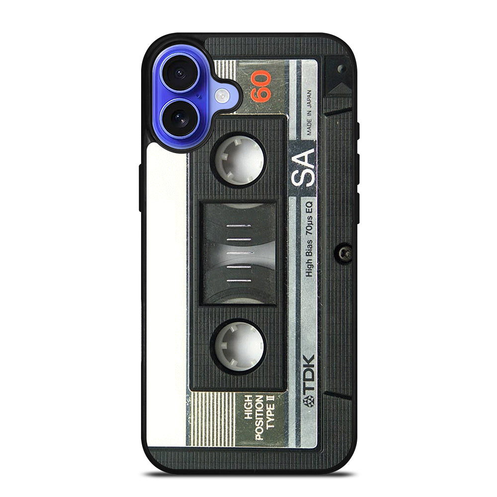 CASSETTE TAPE RETRO 2 iPhone 16 Case Cover