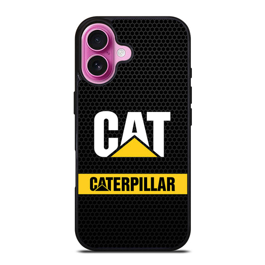 CAT CATERPILLAR METAL LOGO iPhone 16 Plus Case Cover