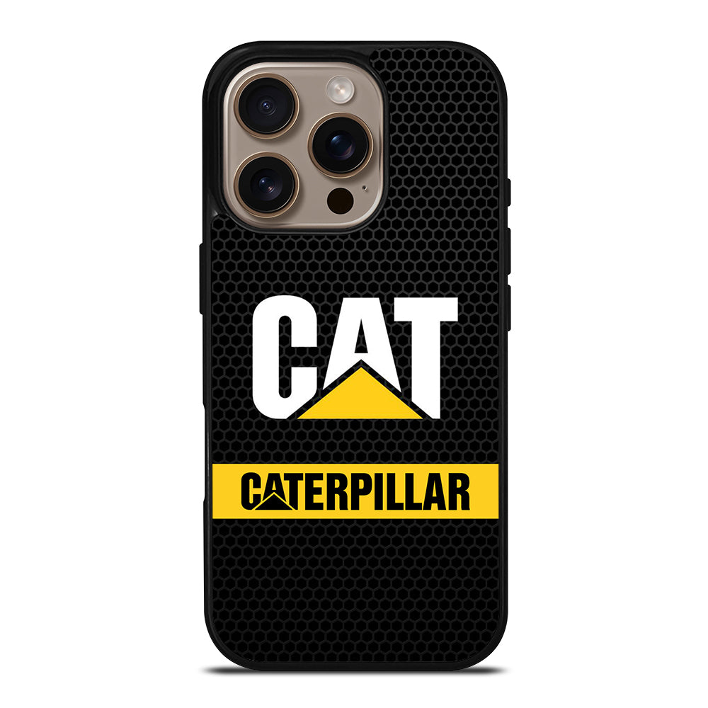 CAT CATERPILLAR METAL LOGO iPhone 16 Pro Case Cover