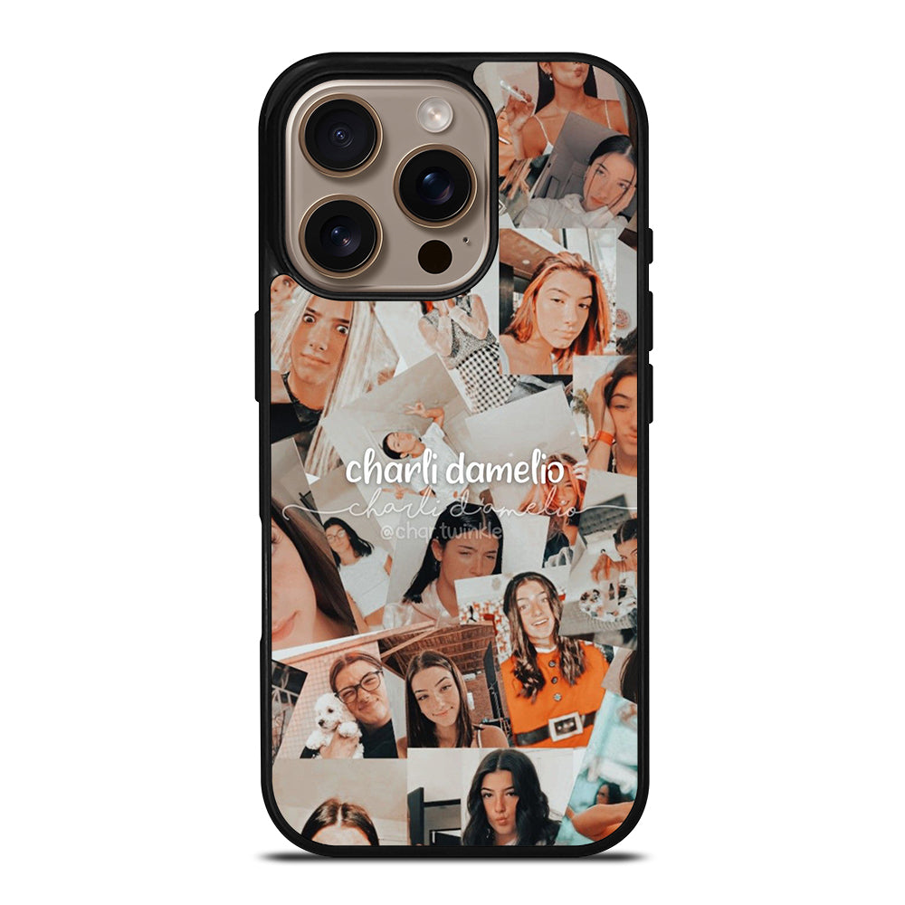 CHARLI D'AMELIO COLLAGE iPhone 16 Pro Case Cover