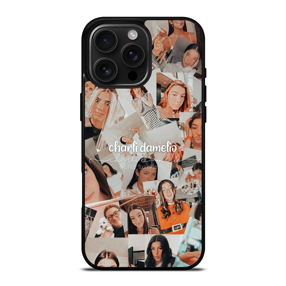 CHARLI D'AMELIO COLLAGE iPhone 16 Pro Max Case Cover