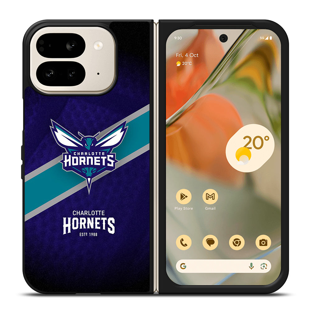 CHARLOTTE HORNETS NBA LOGO 1 Google Pixel 9 Pro Fold Case Cover