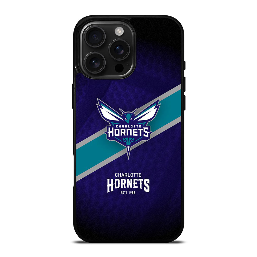 CHARLOTTE HORNETS NBA LOGO 1 iPhone 16 Pro Max Case Cover