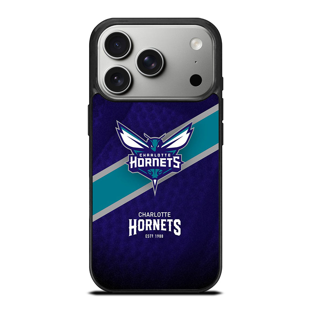 CHARLOTTE HORNETS NBA LOGO 1 iPhone 17 Pro Case Cover