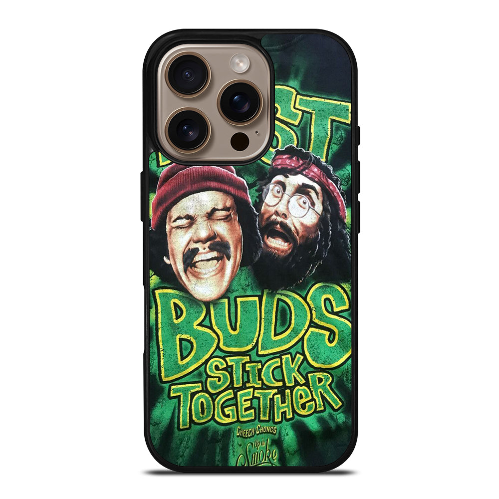 CHEECH AND CHONG BEST BUDS STICK TOGETHER iPhone 16 Pro Case Cover