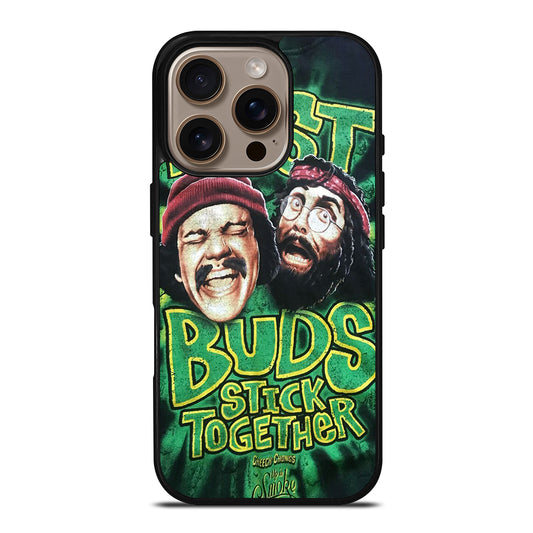 CHEECH AND CHONG BEST BUDS STICK TOGETHER iPhone 16 Pro Case Cover