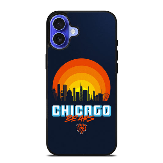 CHICAGO BEARS NFL FOOTBALL LOGO 3 iPhone 16 Case Cover