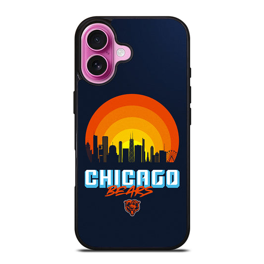 CHICAGO BEARS NFL FOOTBALL LOGO 3 iPhone 16 Plus Case Cover