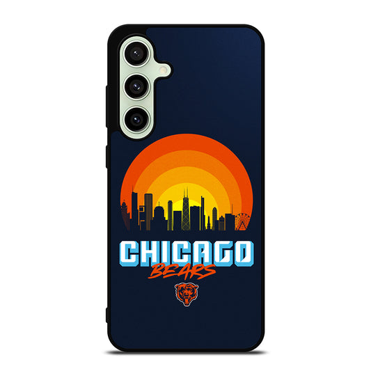 CHICAGO BEARS NFL FOOTBALL LOGO 3 Samsung Galaxy S24 FE Case Cover