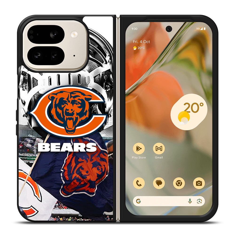 CHICAGO BEARS NFL ICON 3 Google Pixel 9 Pro Fold Case Cover