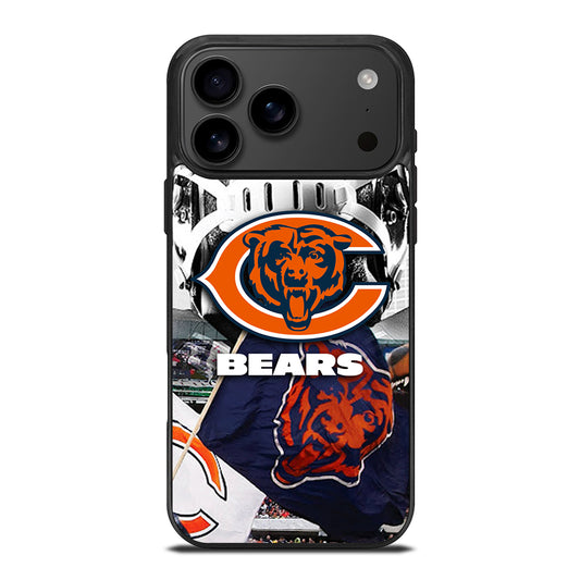 CHICAGO BEARS NFL ICON 3 iPhone 17 Pro Max Case Cover