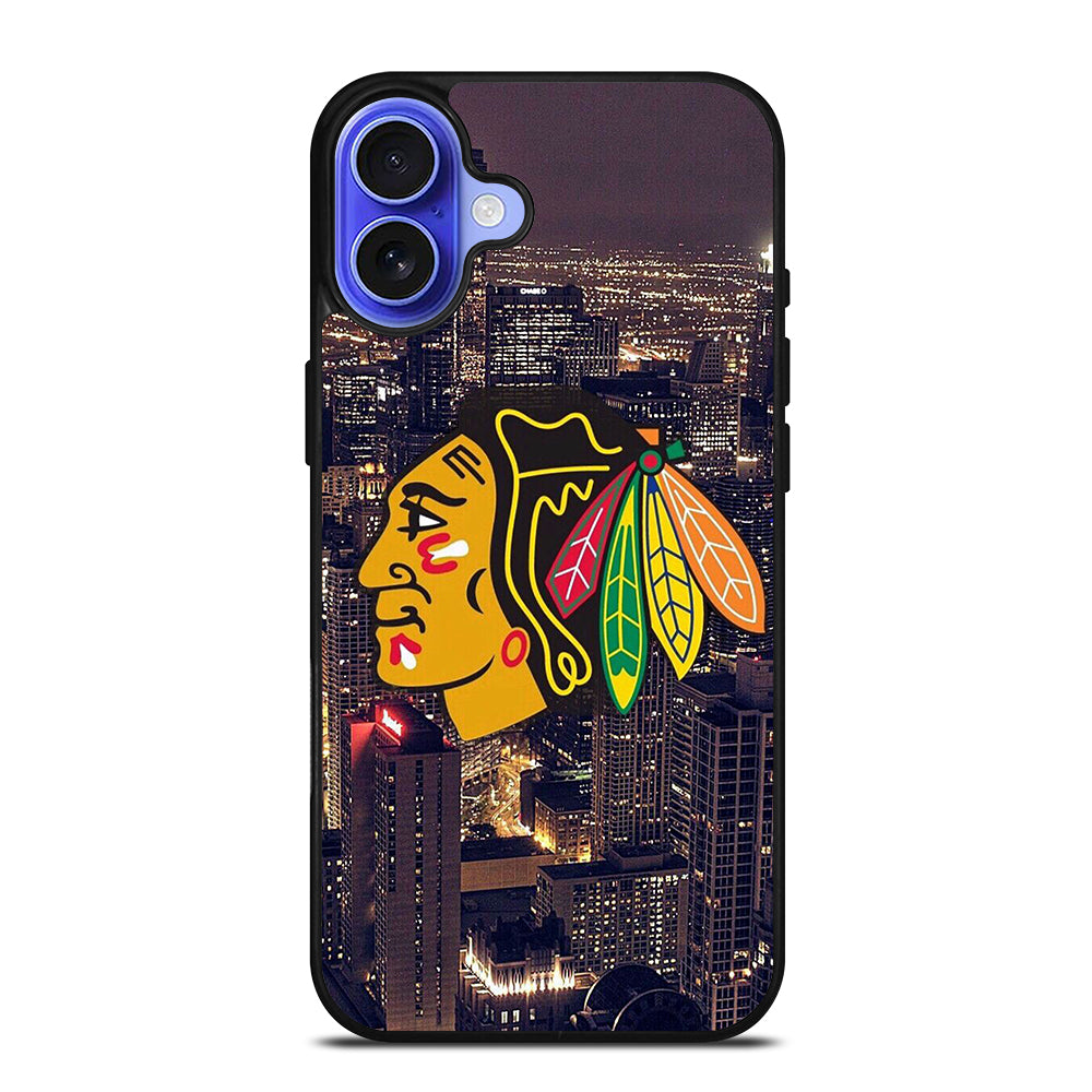 CHICAGO BLACKHAWKS CITY iPhone 16 Case Cover