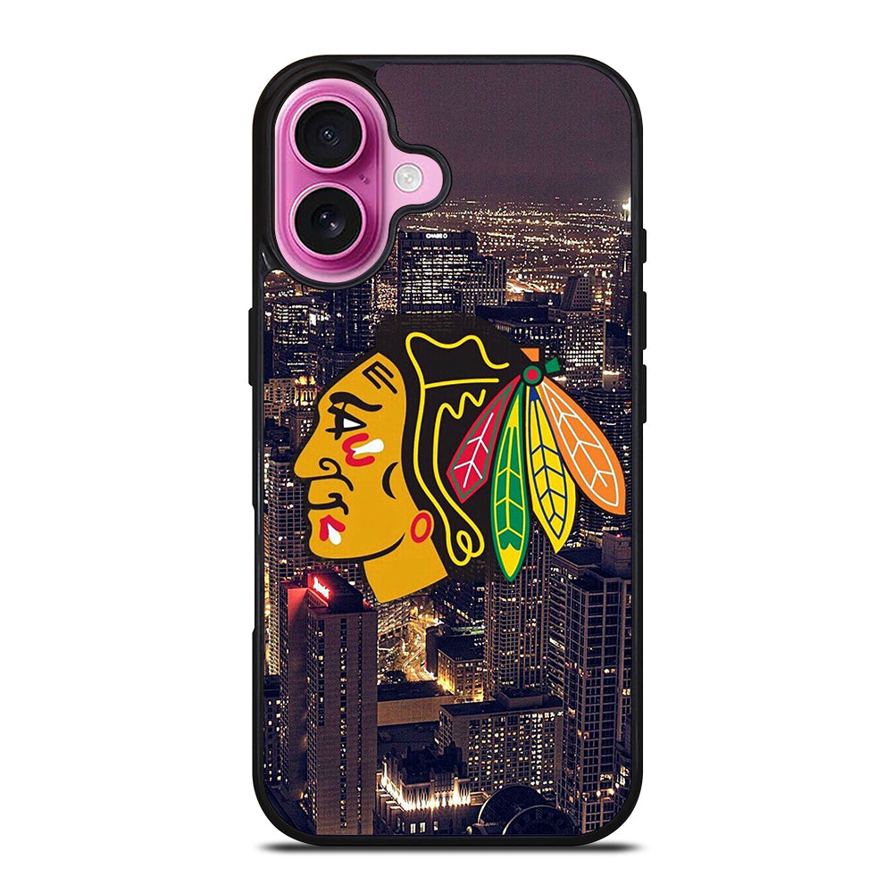 CHICAGO BLACKHAWKS CITY iPhone 16 Plus Case Cover
