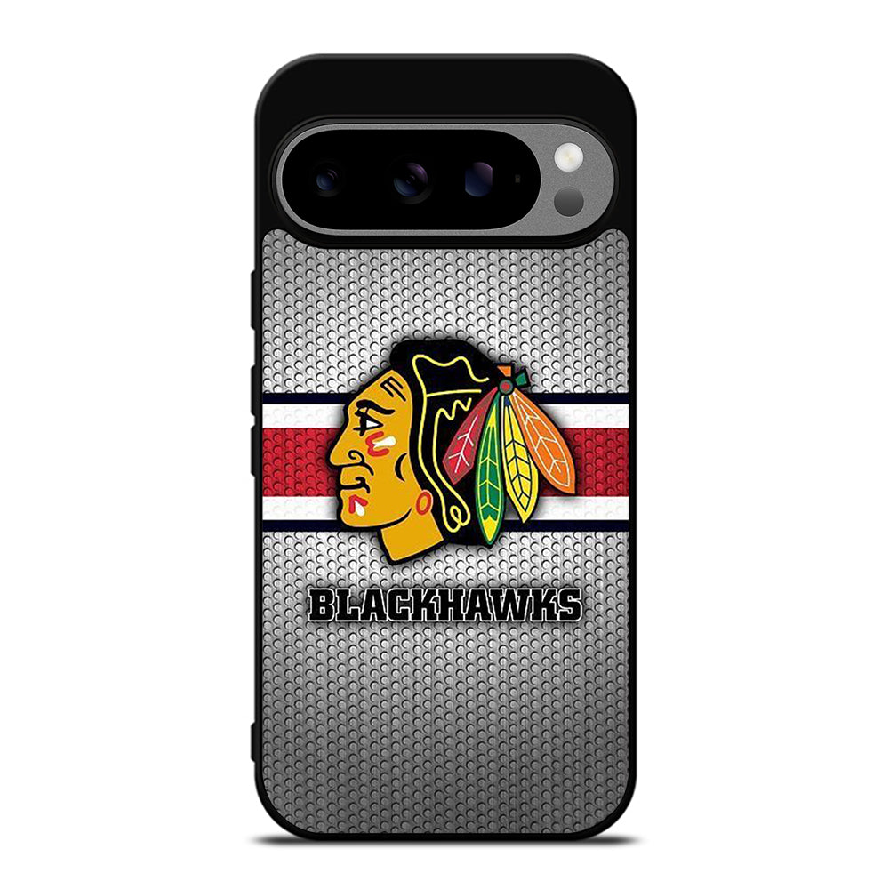 CHICAGO BLACKHAWKS METAL LOGO Google Pixel 9 Pro XL Case Cover