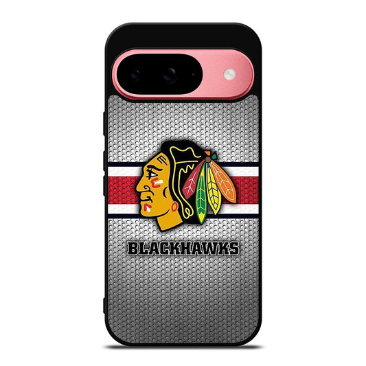 CHICAGO BLACKHAWKS METAL LOGO Google Pixel 9 Case Cover