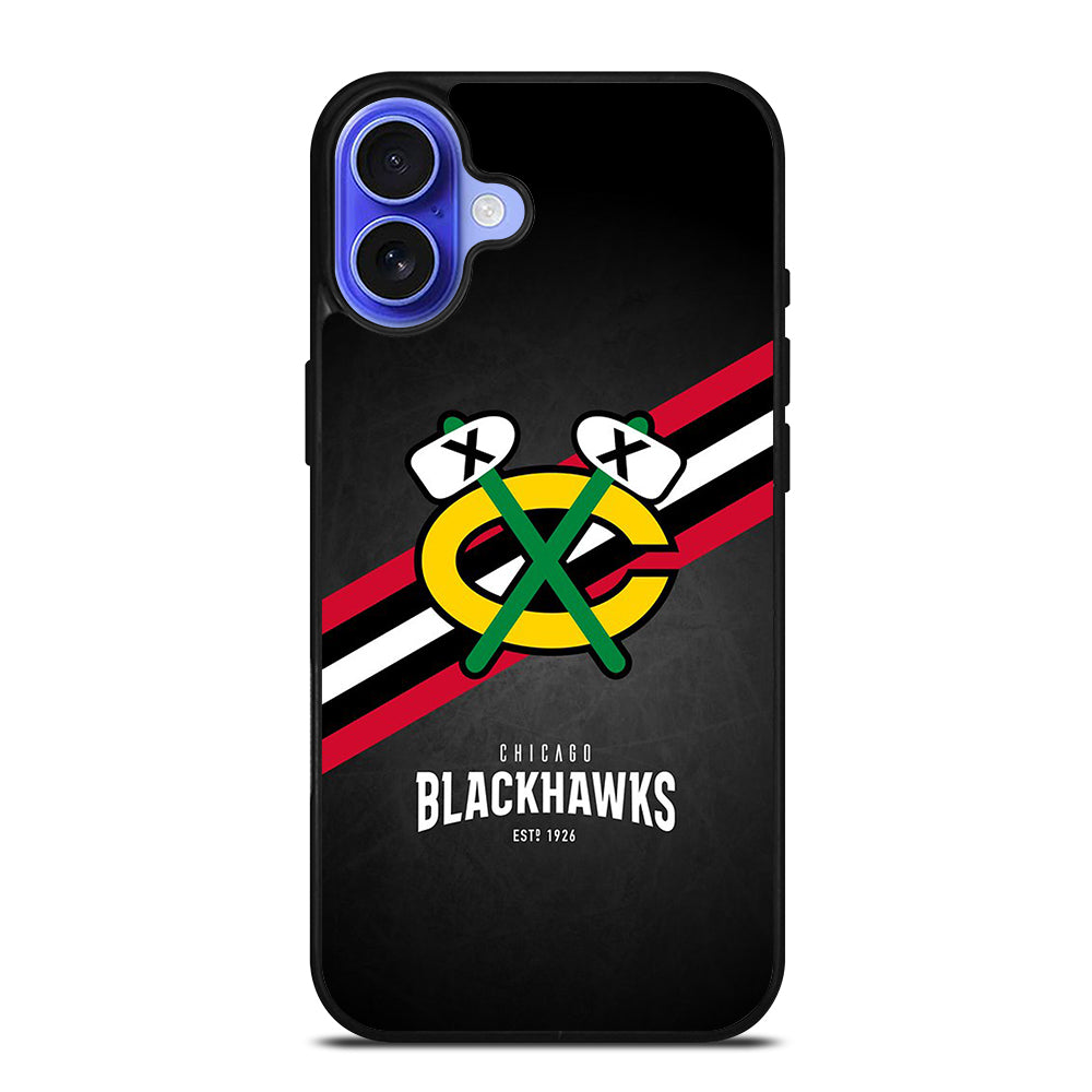 CHICAGO BLACKHAWKS NHL iPhone 16 Case Cover