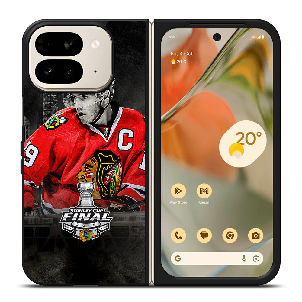 CHICAGO BLACKHAWKS NHL LOGO Google Pixel 9 Pro Fold Case Cover