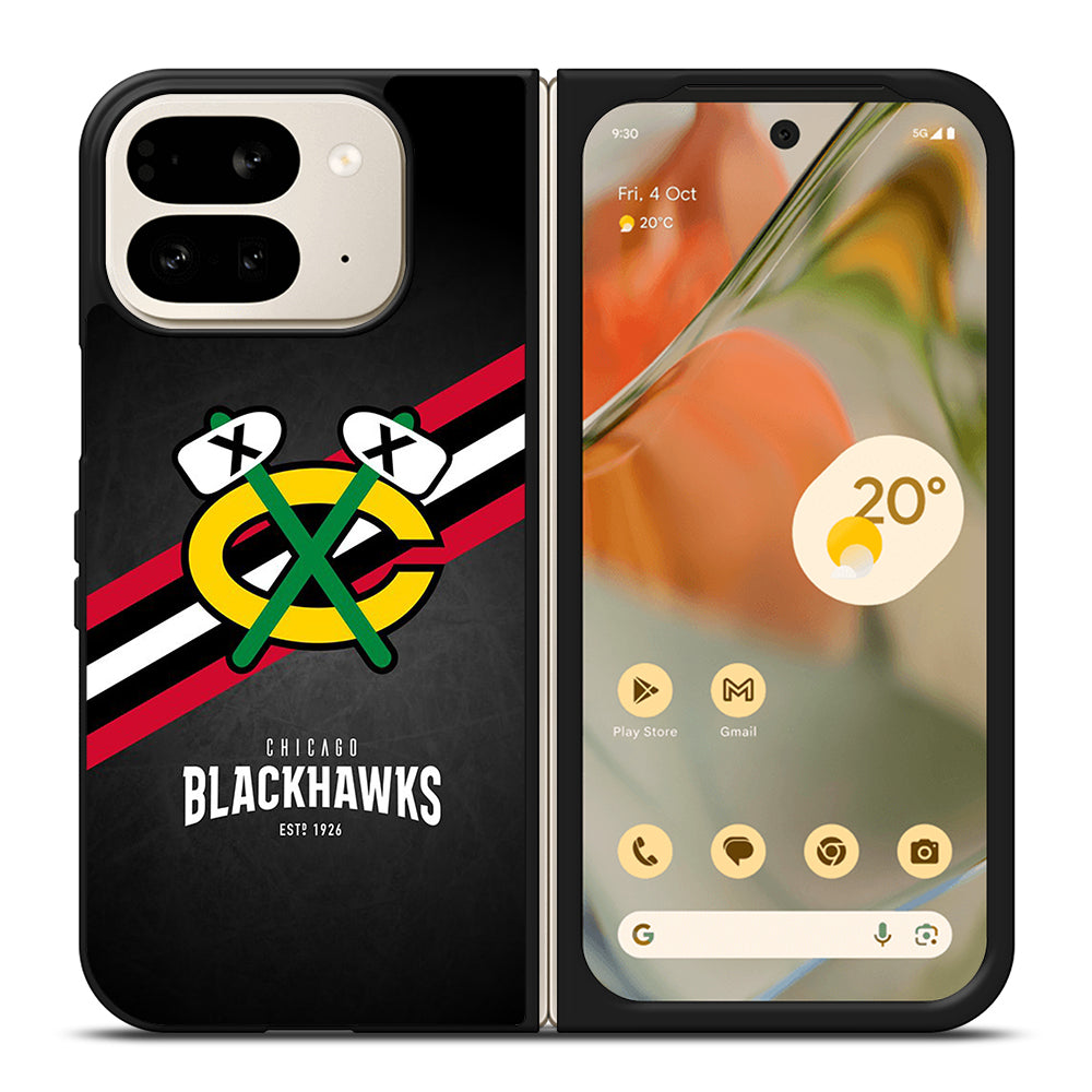 CHICAGO BLACKHAWKS NHL Google Pixel 9 Pro Fold Case Cover