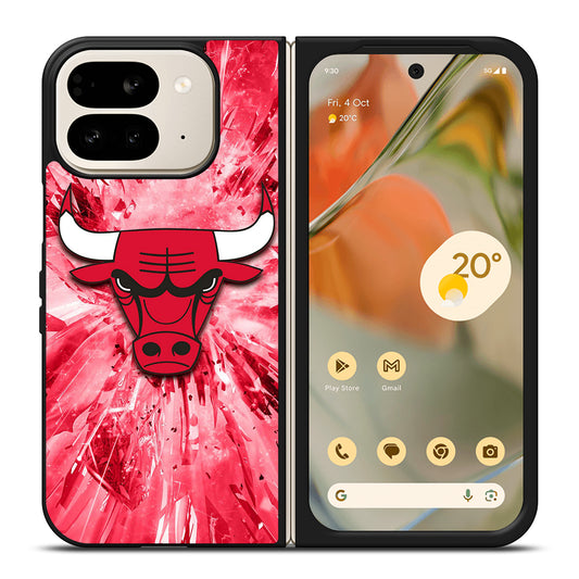 CHICAGO BULLS NBA TEAM 2 Google Pixel 9 Pro Fold Case Cover