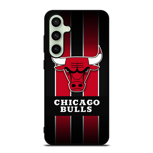 CHICAGO BULLS STRIPE LOGO Samsung Galaxy S24 FE Case Cover