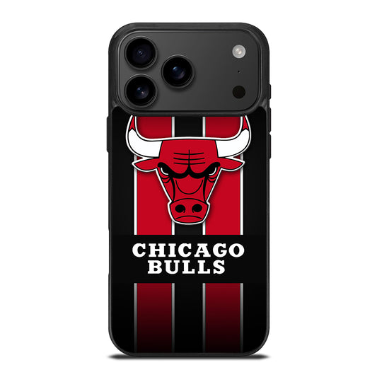 CHICAGO BULLS STRIPE LOGO iPhone 17 Pro Max Case Cover