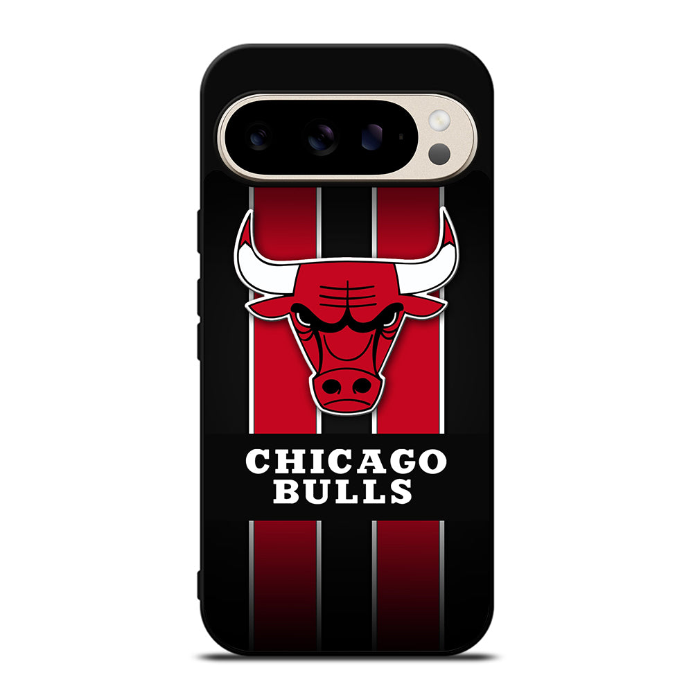 CHICAGO BULLS STRIPE LOGO Google Pixel 9 Pro Case Cover