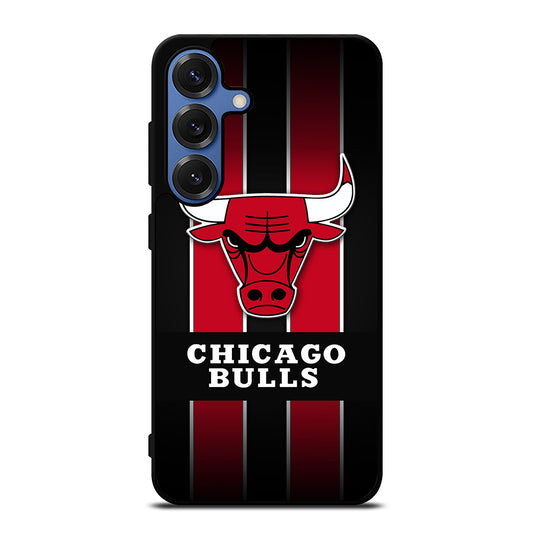 CHICAGO BULLS STRIPE LOGO Samsung Galaxy S25 Case Cover