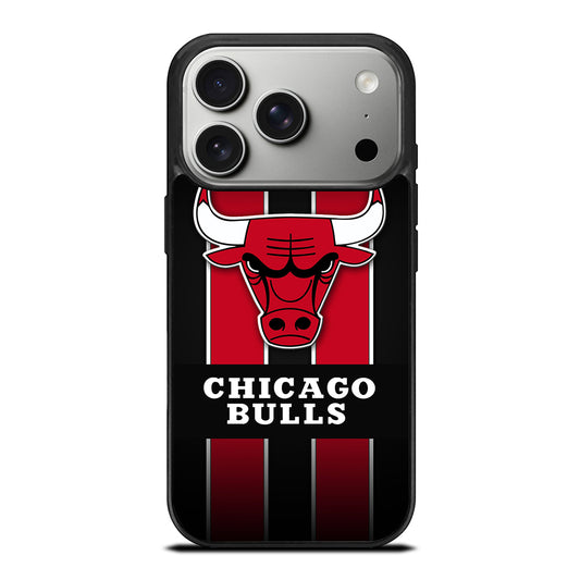 CHICAGO BULLS STRIPE LOGO iPhone 17 Pro Case Cover