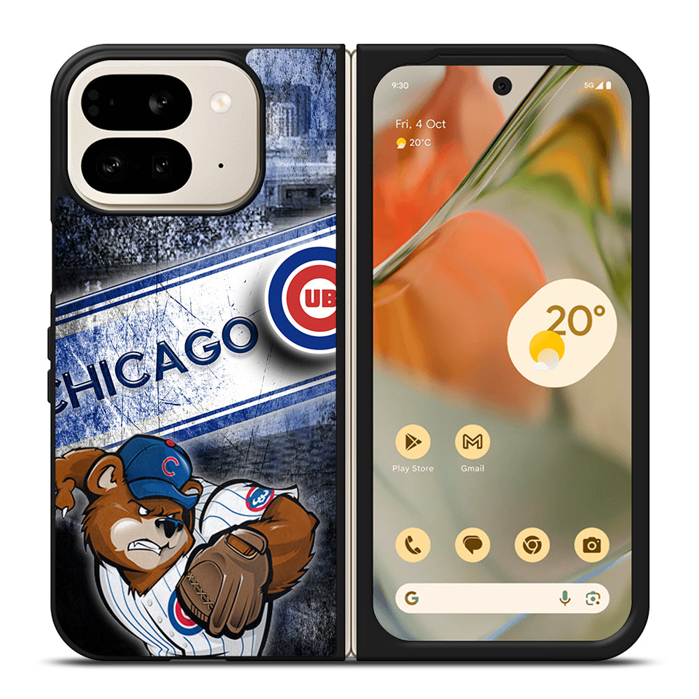 CHICAGO CUBS LOGO 3 Google Pixel 9 Pro Fold Case Cover