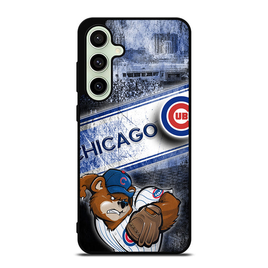 CHICAGO CUBS LOGO 3 Samsung Galaxy S24 FE Case Cover