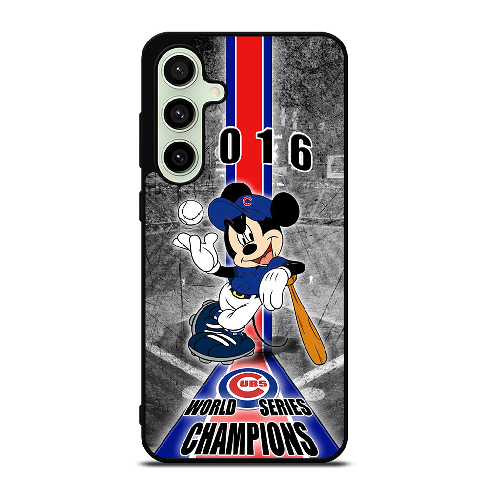 CHICAGO CUBS MICKEY MOUSE Samsung Galaxy S24 FE Case Cover