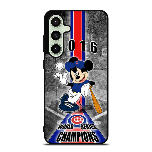 CHICAGO CUBS MICKEY MOUSE Samsung Galaxy S24 FE Case Cover