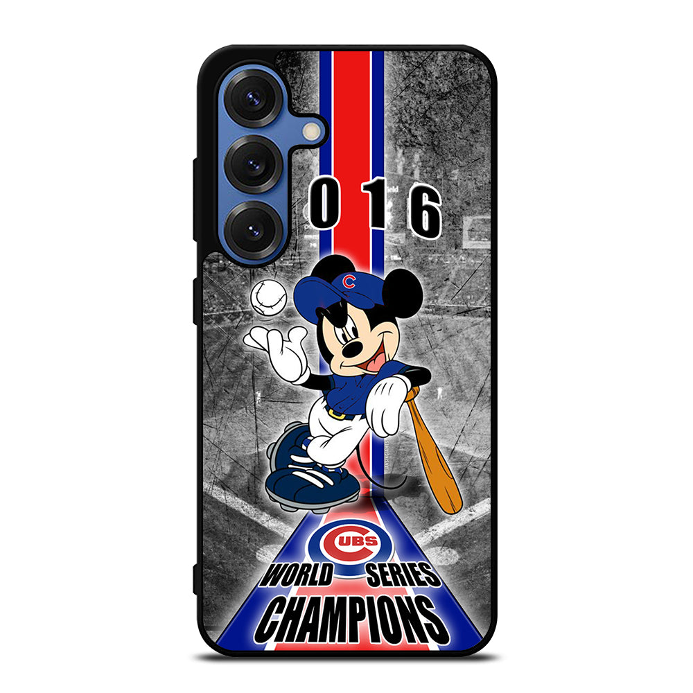 CHICAGO CUBS MICKEY MOUSE Samsung Galaxy S25 Case Cover