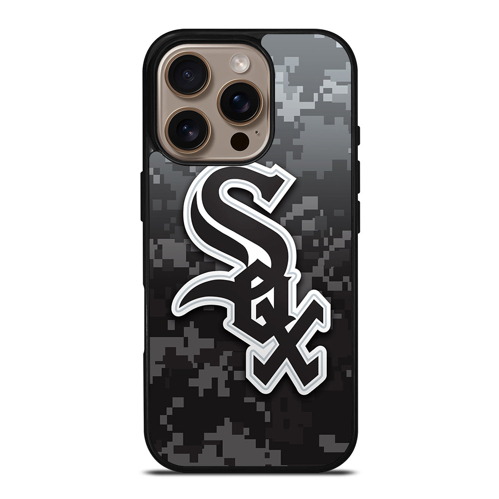 CHICAGO WHITE SOX CAMO iPhone 16 Pro Case Cover