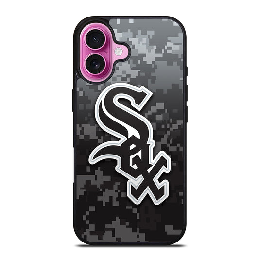 CHICAGO WHITE SOX CAMO iPhone 16 Plus Case Cover