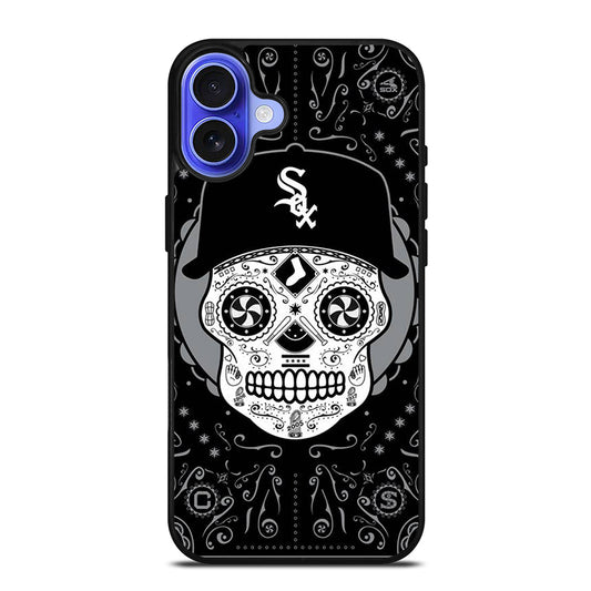 CHICAGO WHITE SOX SKULL LOGO iPhone 16 Case Cover