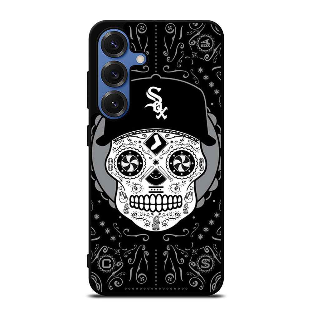 CHICAGO WHITE SOX SKULL LOGO Samsung Galaxy S25 Case Cover