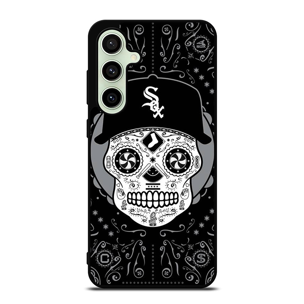 CHICAGO WHITE SOX SKULL LOGO Samsung Galaxy S24 FE Case Cover