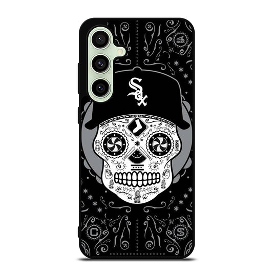 CHICAGO WHITE SOX SKULL LOGO Samsung Galaxy S24 FE Case Cover