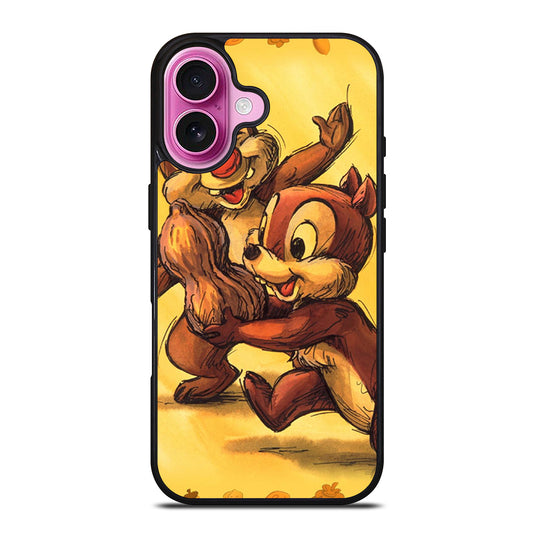 CHIP AND DALE ART iPhone 16 Plus Case Cover