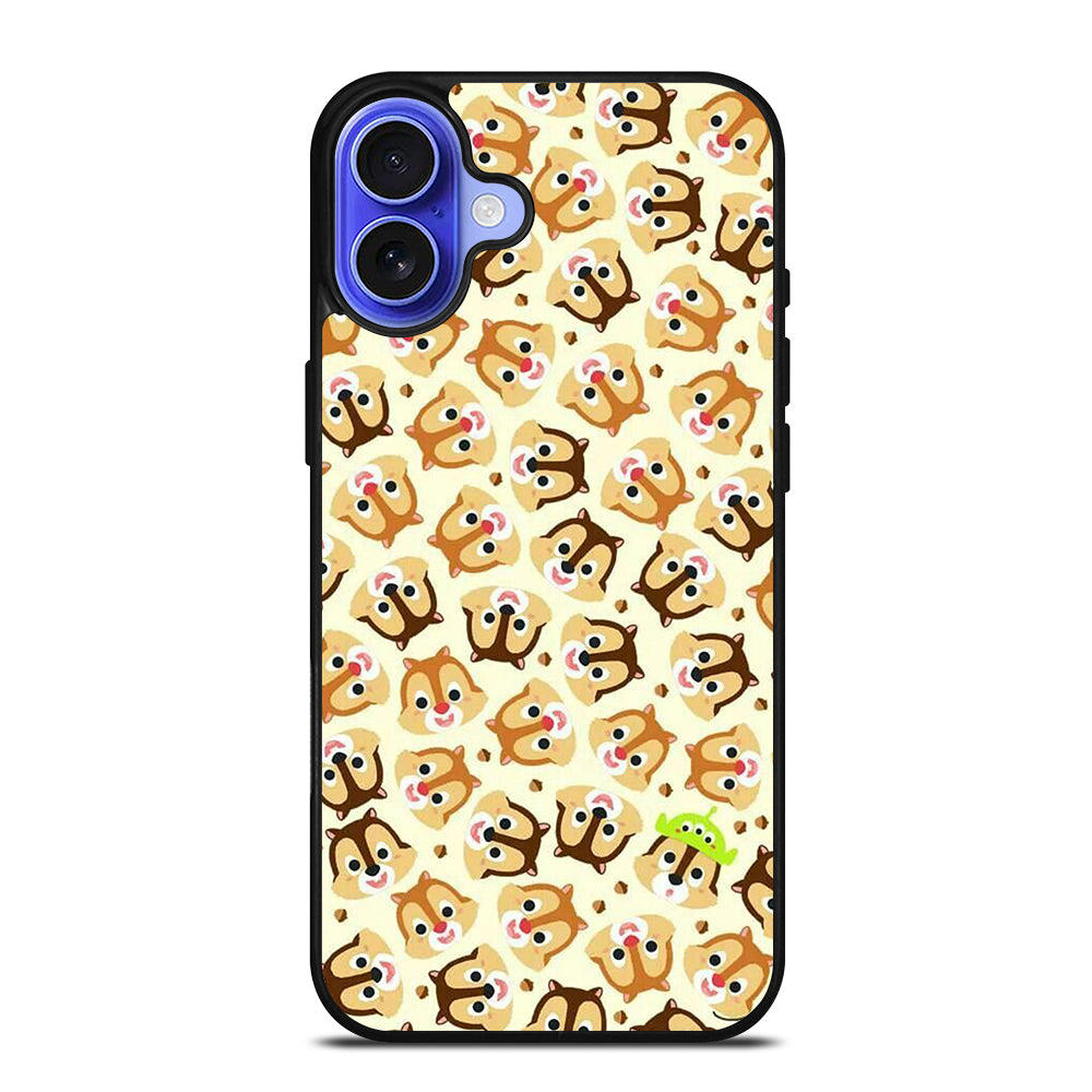 CHIP AND DALE PATTERN iPhone 16 Case Cover