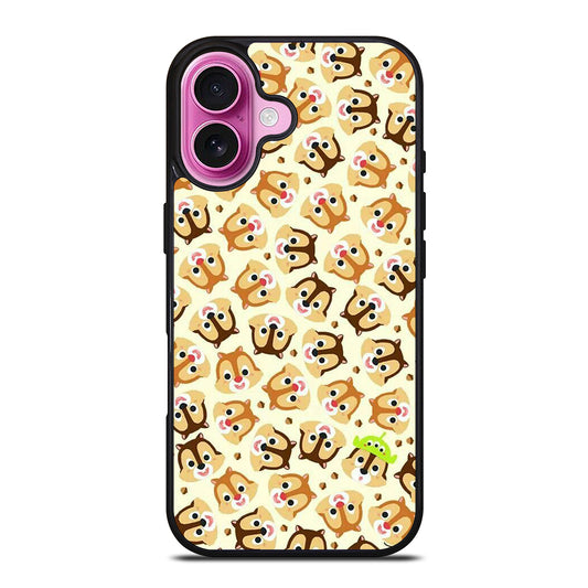 CHIP AND DALE PATTERN iPhone 16 Plus Case Cover