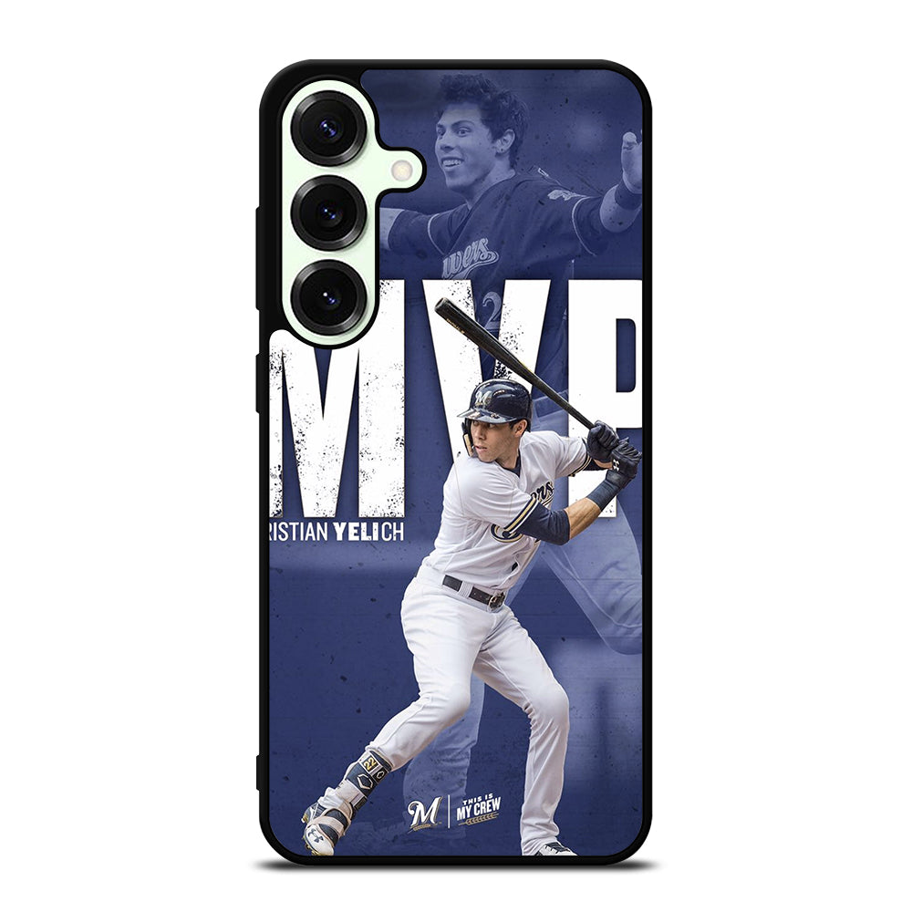 CHRISTIAN YELICH MILWAUKEE BREWERS FOOTBALL 2 Samsung Galaxy S25 Plus Case Cover