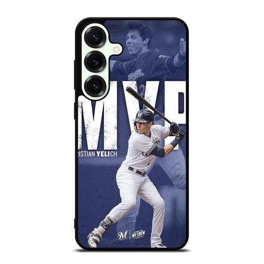 CHRISTIAN YELICH MILWAUKEE BREWERS FOOTBALL 2 Samsung Galaxy S26 Plus Case Cover