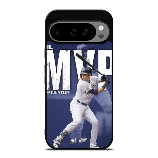 CHRISTIAN YELICH MILWAUKEE BREWERS FOOTBALL 2 Google Pixel 9 Pro XL Case Cover