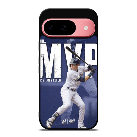 CHRISTIAN YELICH MILWAUKEE BREWERS FOOTBALL 2 Google Pixel 9 Case Cover