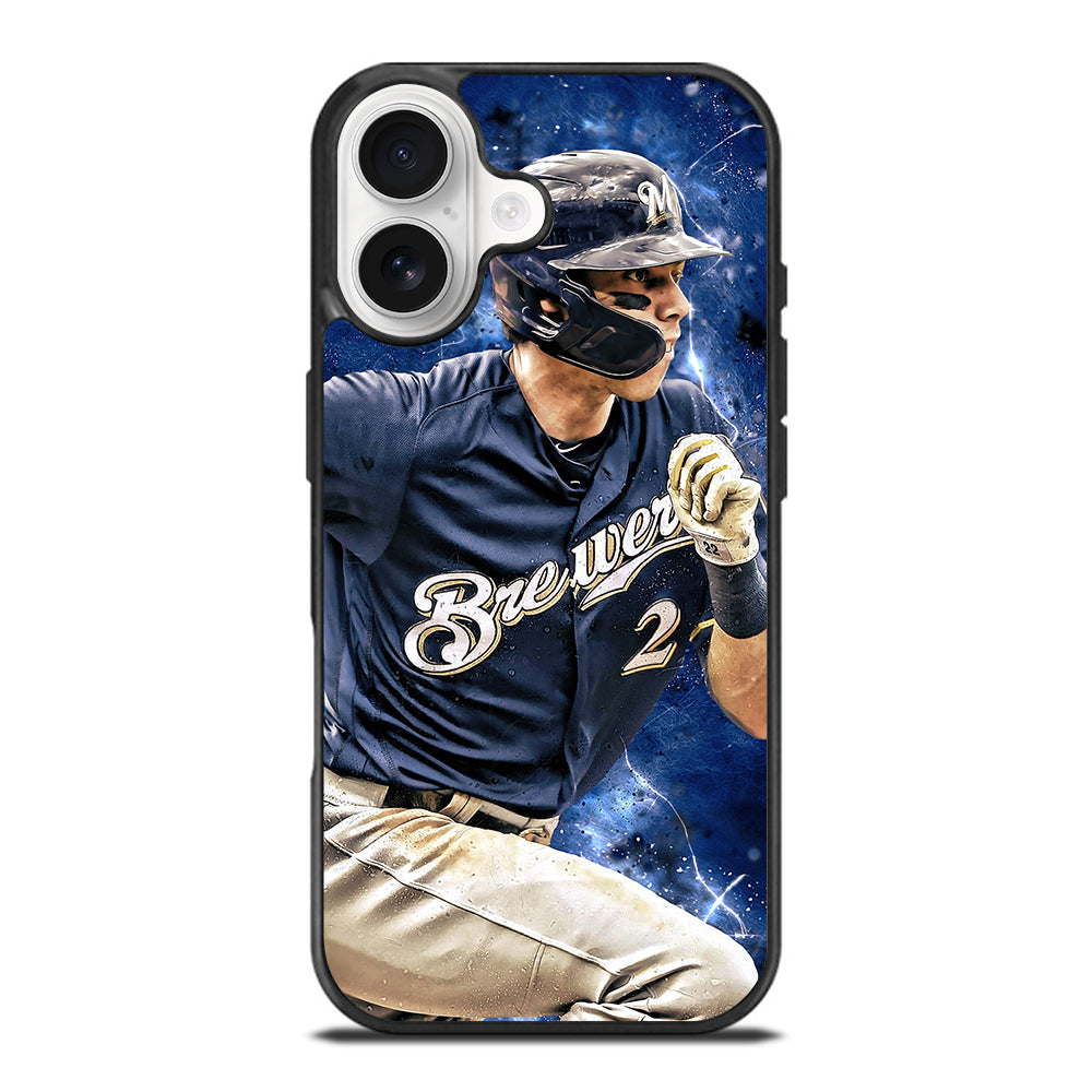 CHRISTIAN YELICH MILWAUKEE BREWERS FOOTBALL iPhone 17 Case Cover