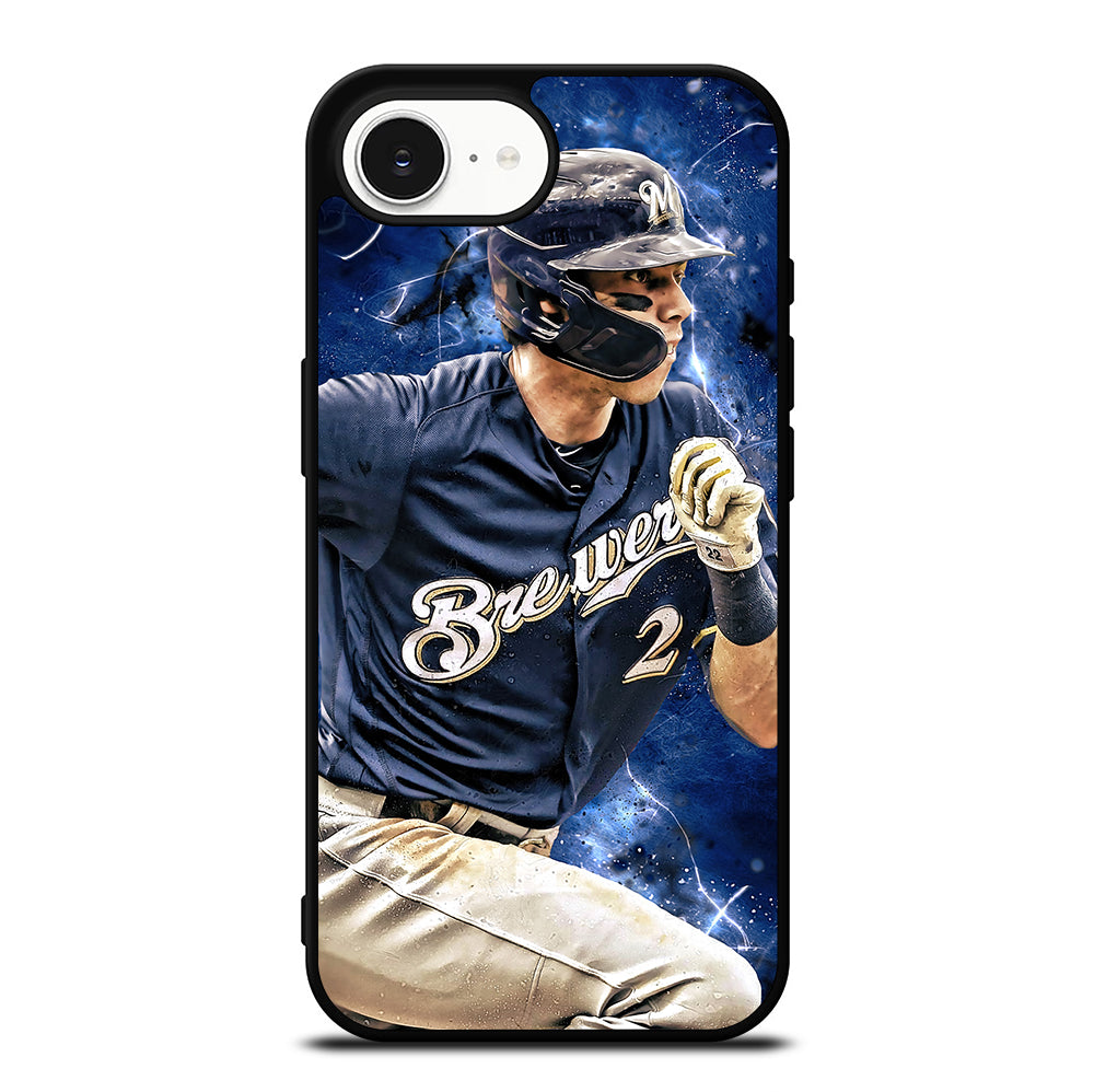 CHRISTIAN YELICH MILWAUKEE BREWERS FOOTBALL iPhone 16e Case Cover