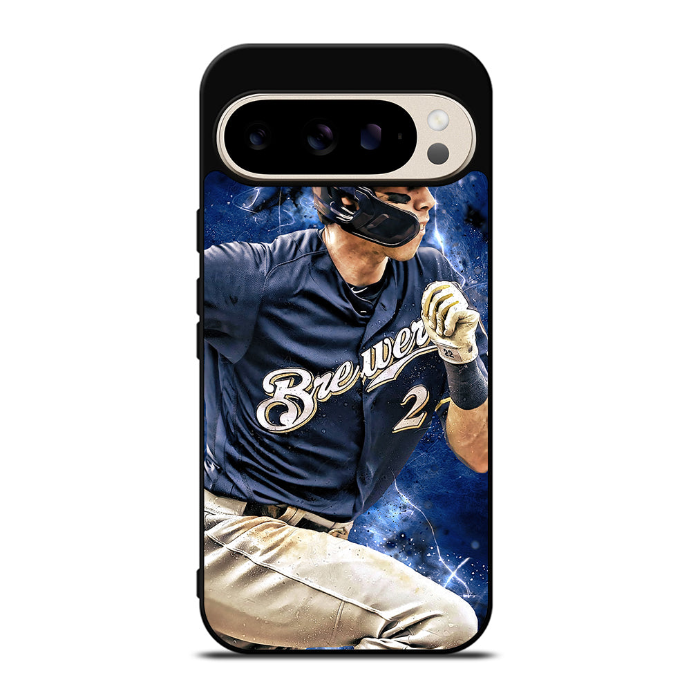 CHRISTIAN YELICH MILWAUKEE BREWERS FOOTBALL Google Pixel 9 Pro Case Cover