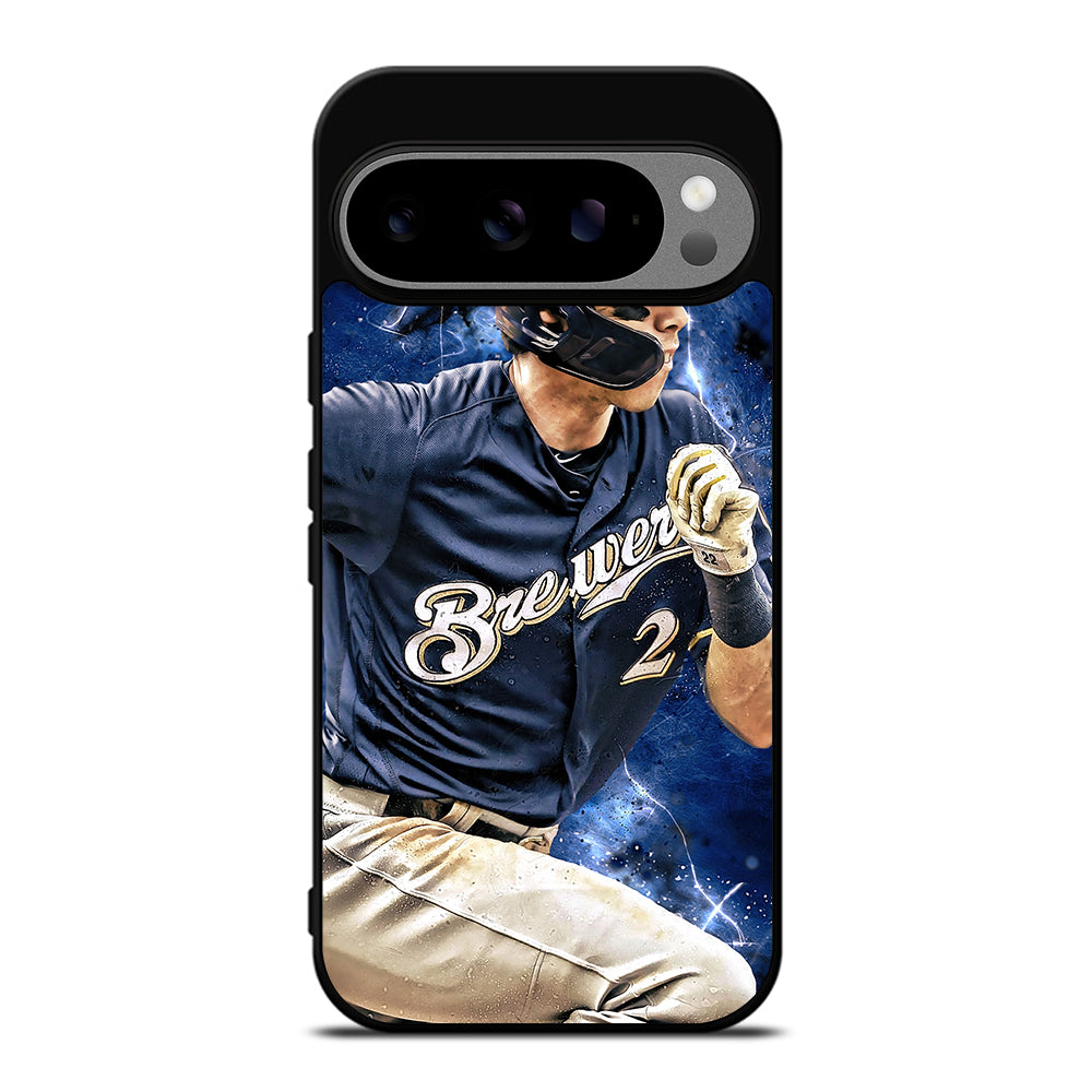 CHRISTIAN YELICH MILWAUKEE BREWERS FOOTBALL Google Pixel 9 Pro XL Case Cover